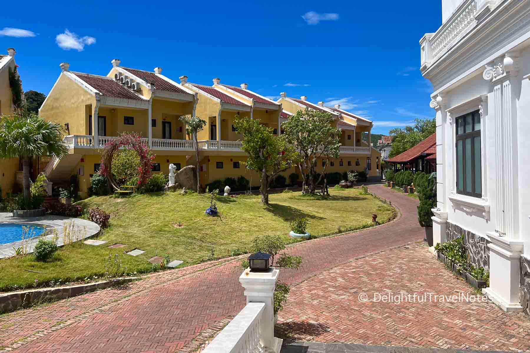 Buildings at Doan Gia Resort in Quang Binh.