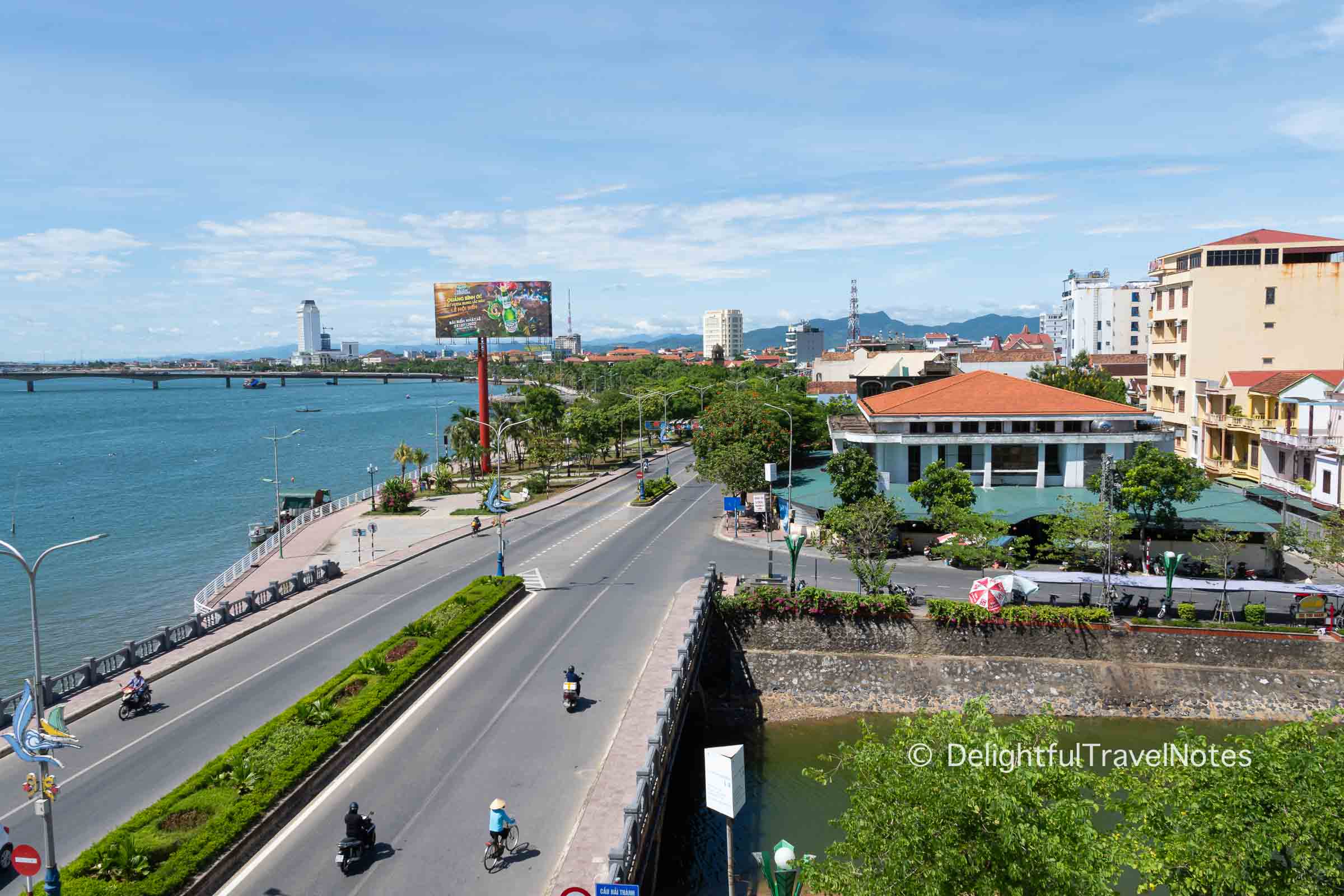 Center of Dong Hoi city in Quang Binh province.