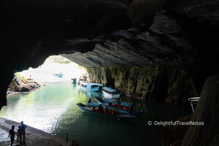 Entrance of Phong Nha Cave.