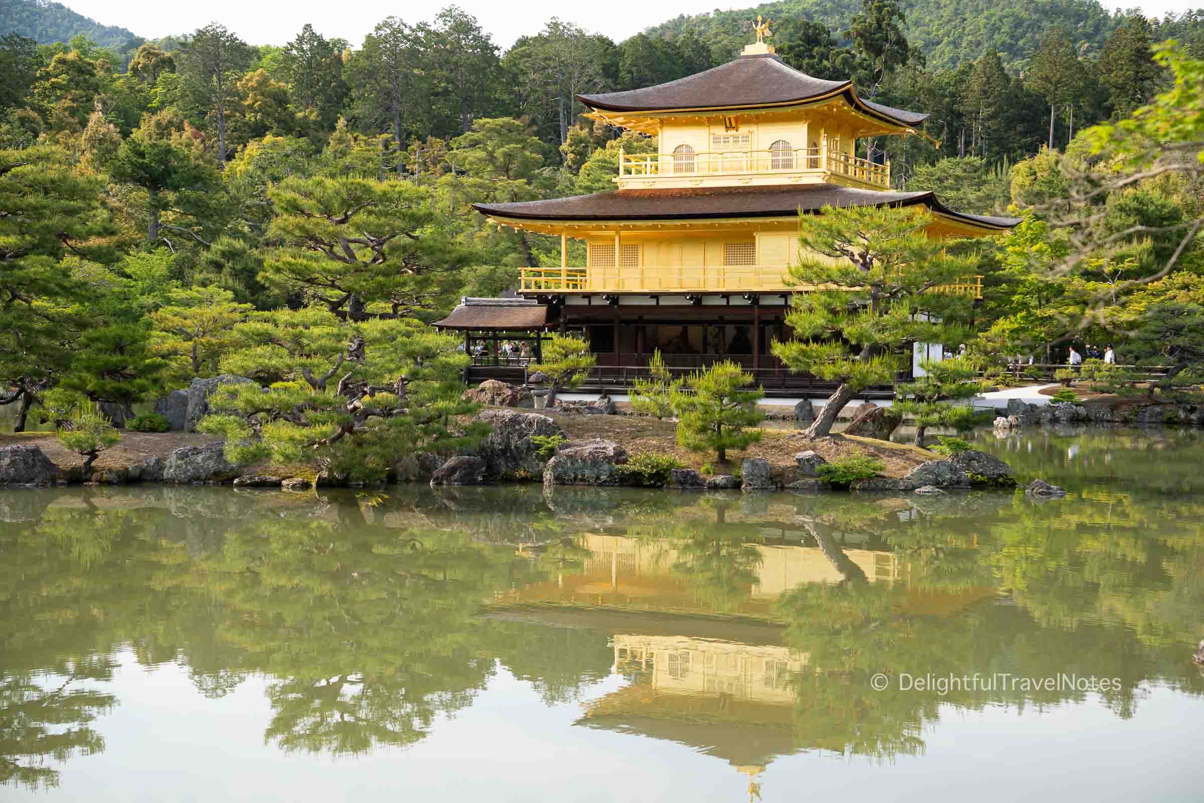 Kinkaku-ji temple in Kyoto.