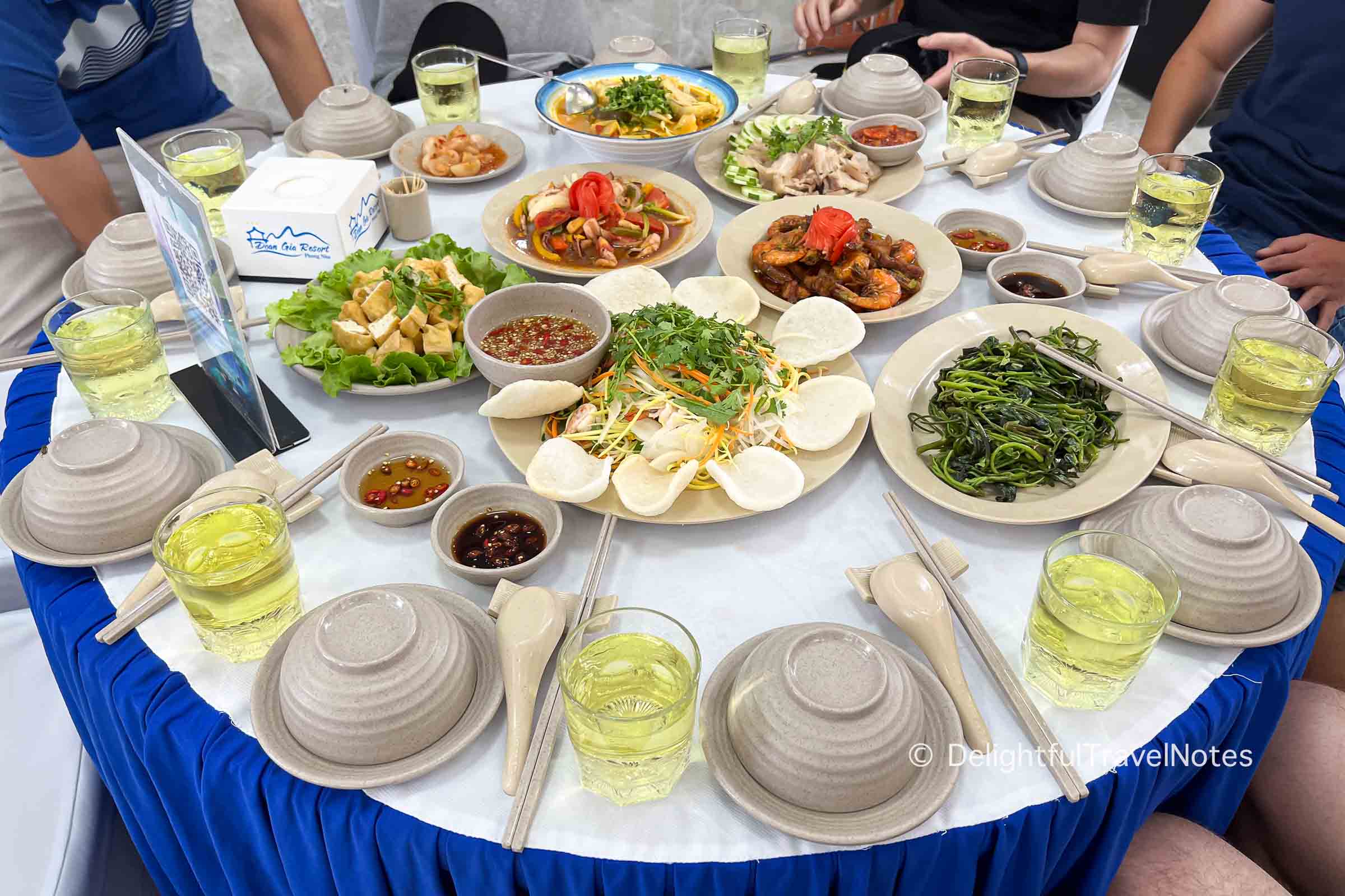 Lunch at Doan Gia Resort in Quang Binh.