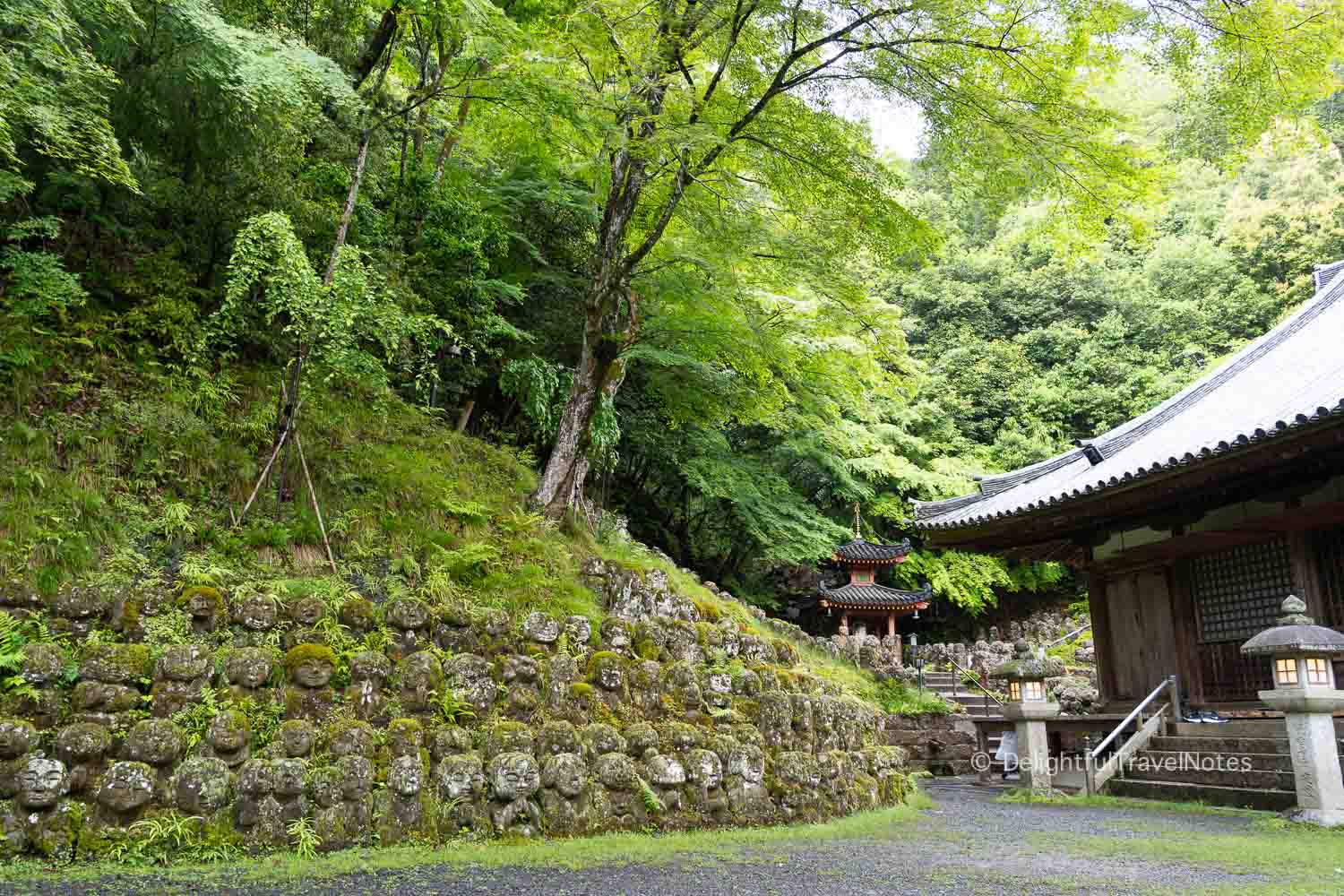 Otagi Nenbutsu-ji temple in Arashiyama, Kyoto.