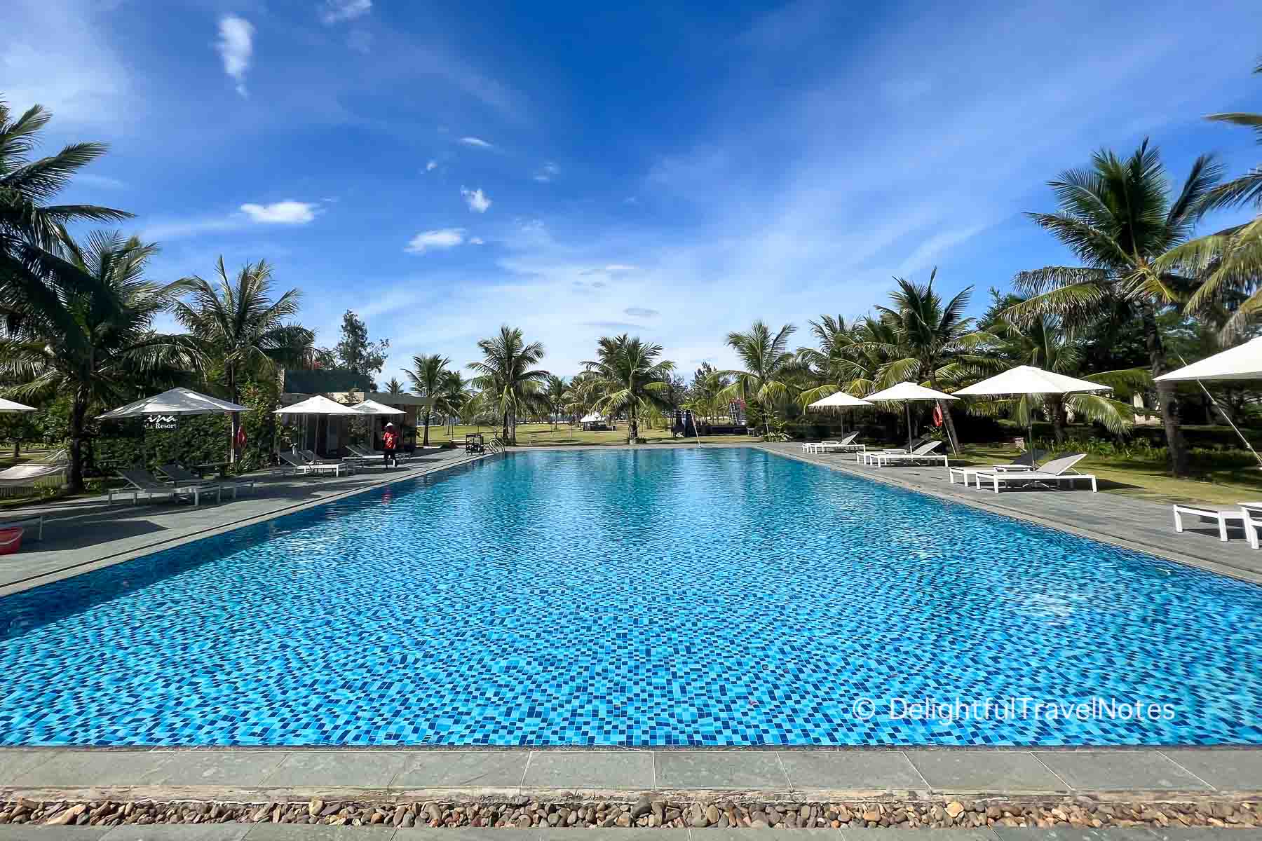 Swimming pool at Celina Peninsula Resort in Quang Binh.