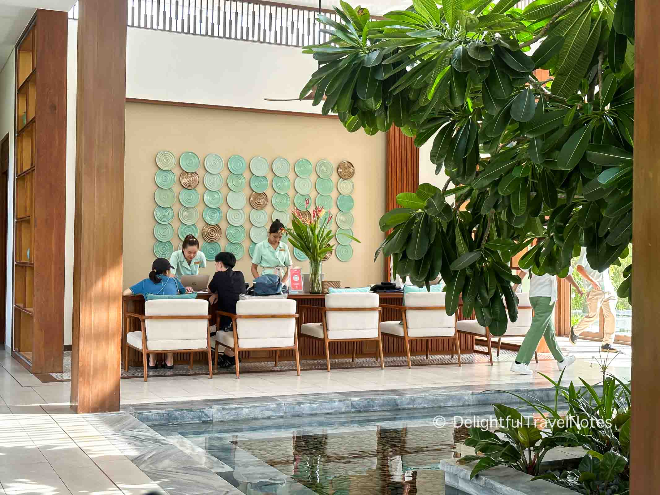 Lobby lounge at Maia Resort Quy Nhon.