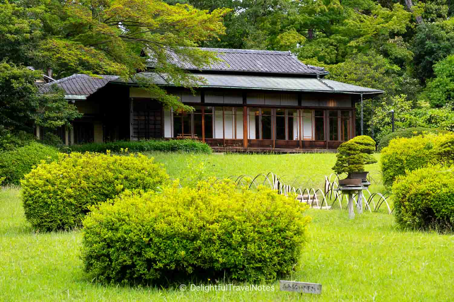 Tea house in Meiji Jingu Inner Garden.