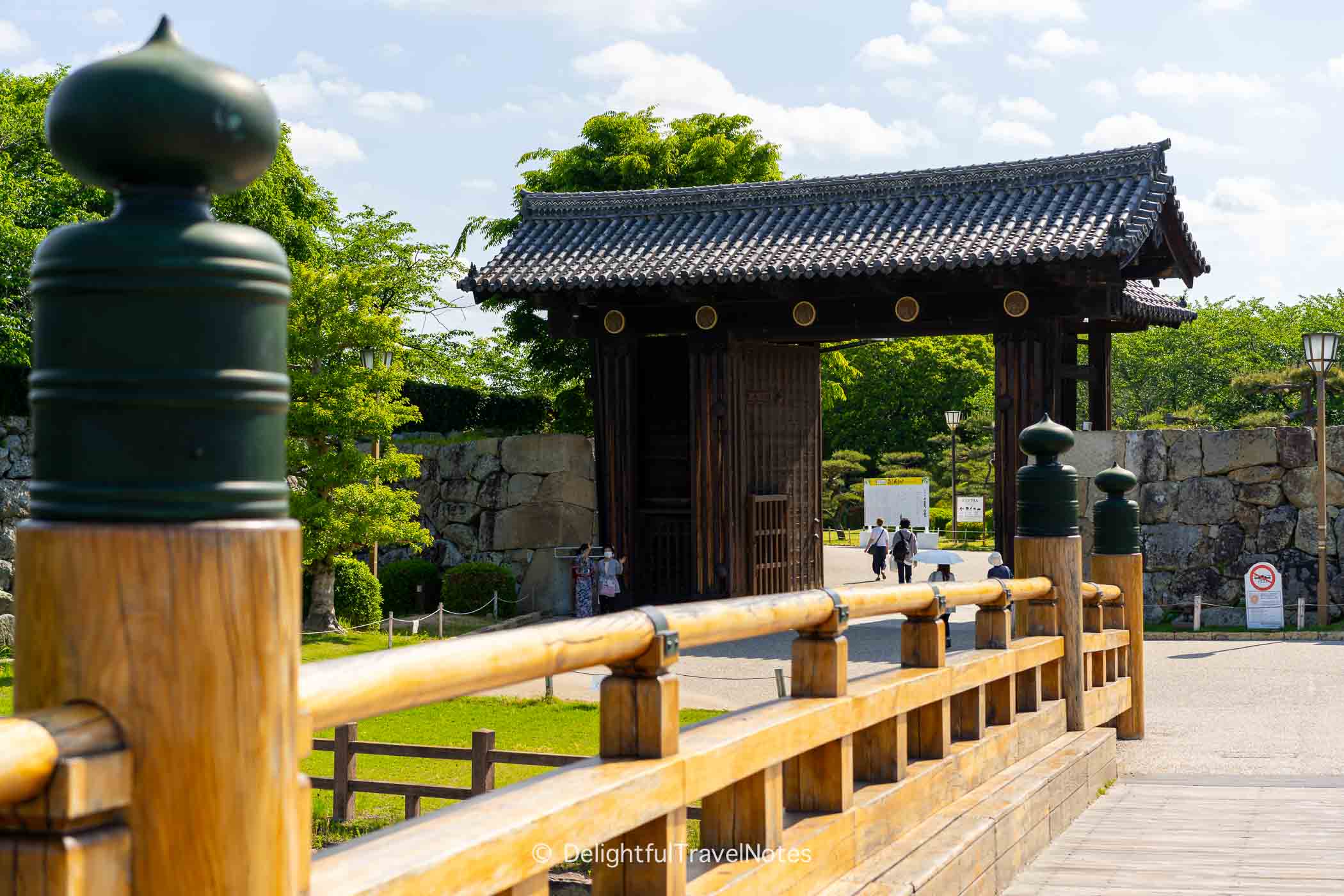 Otemon Gate - main entrance of Himeji Castle.