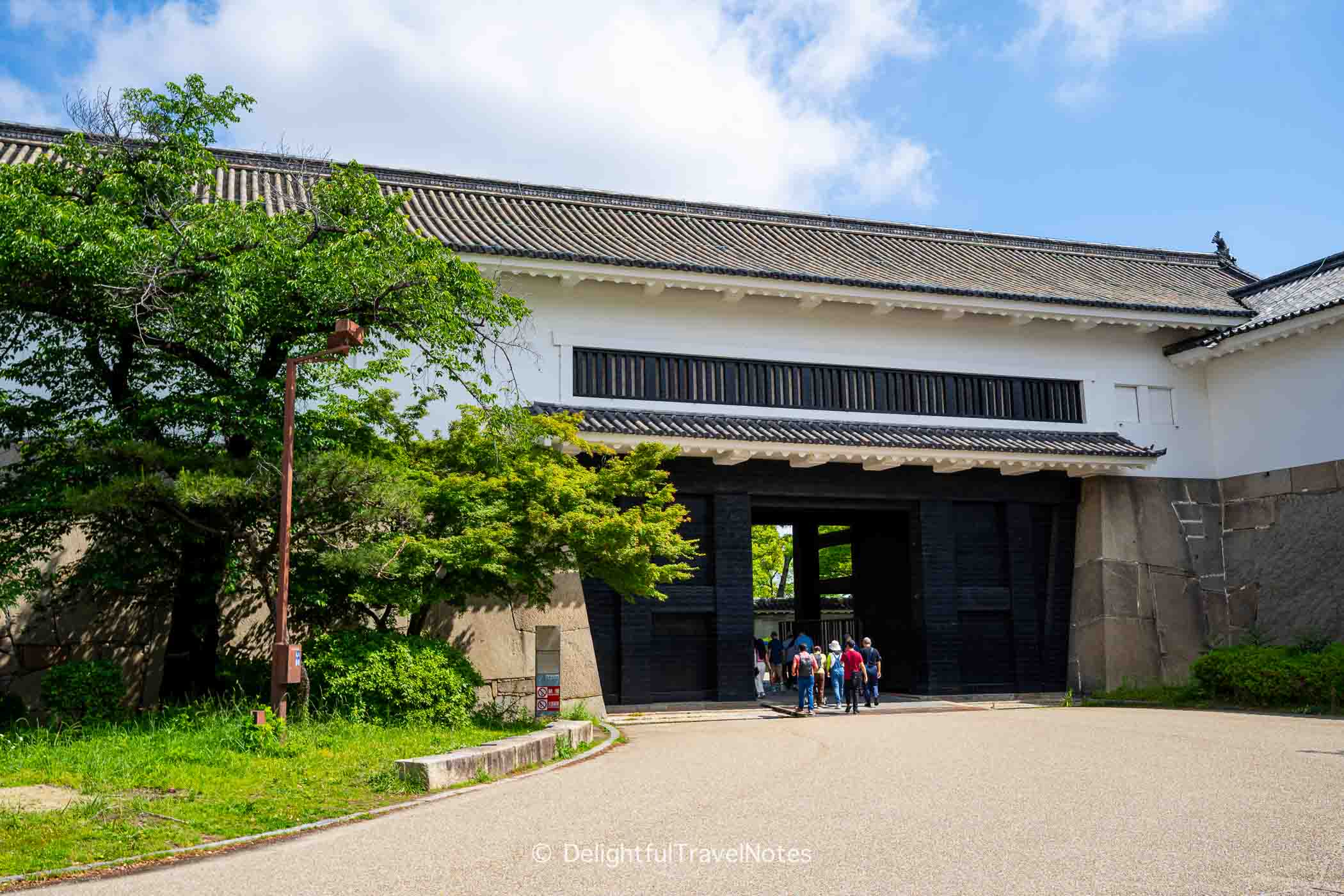 An Osaka Castle gate.