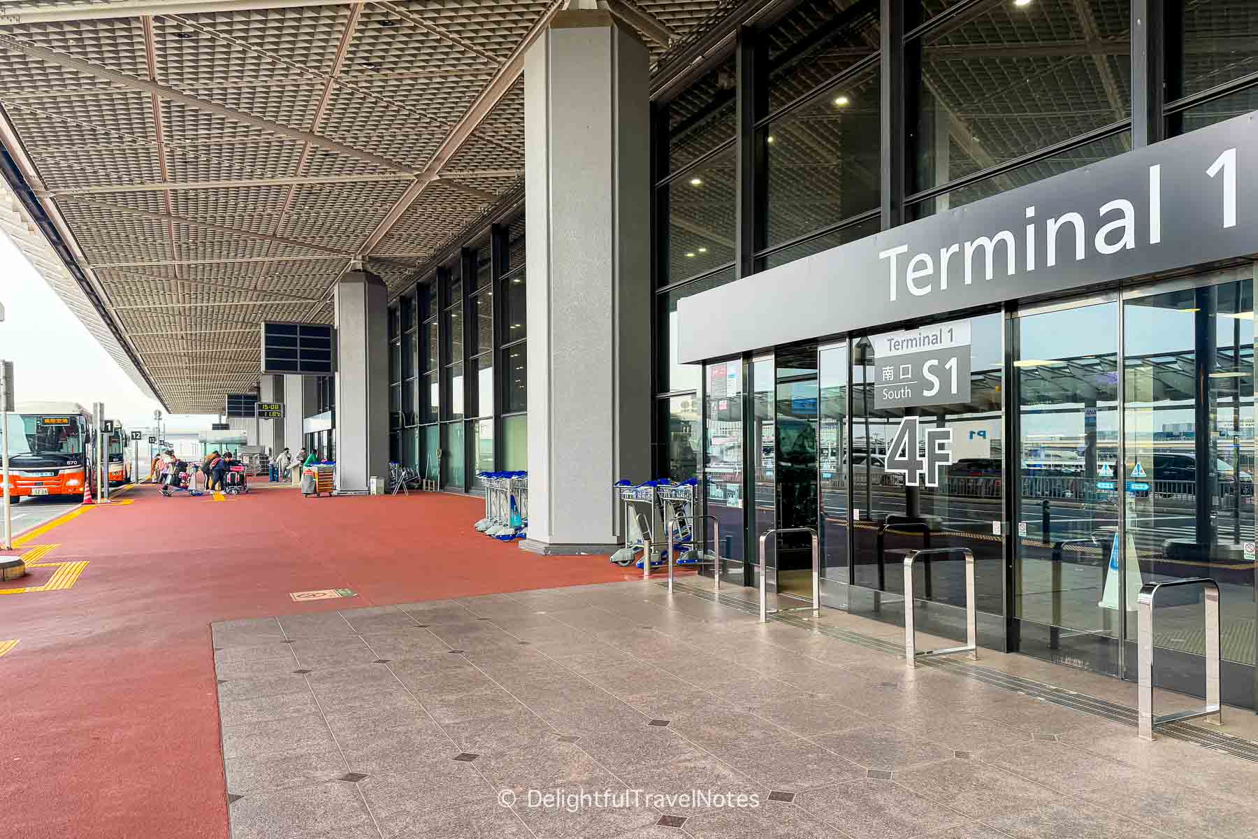 Narita Airport Terminal 1 Entrance.