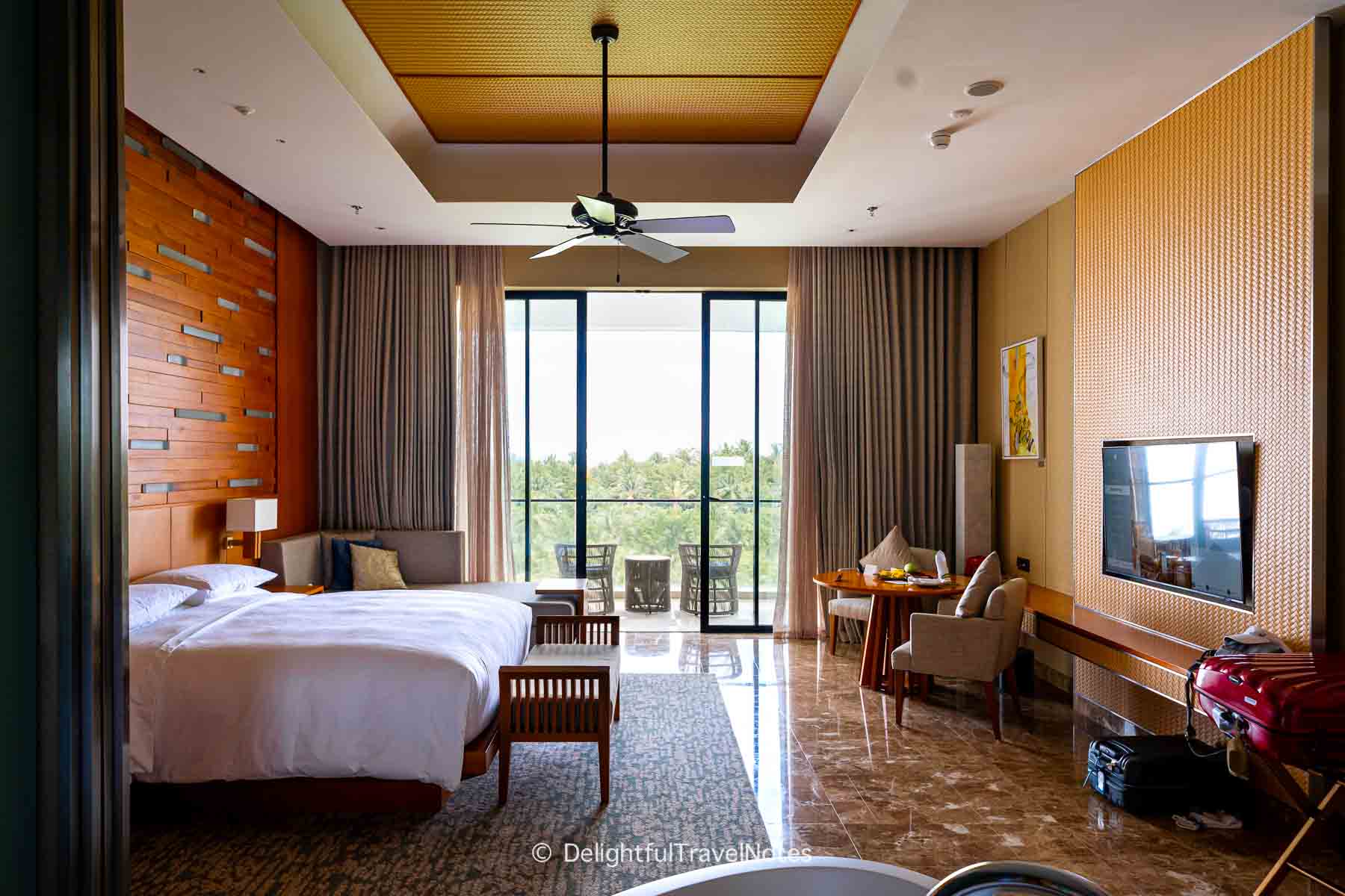 bedroom at JW Marriott Cam Ranh Bay Resort.