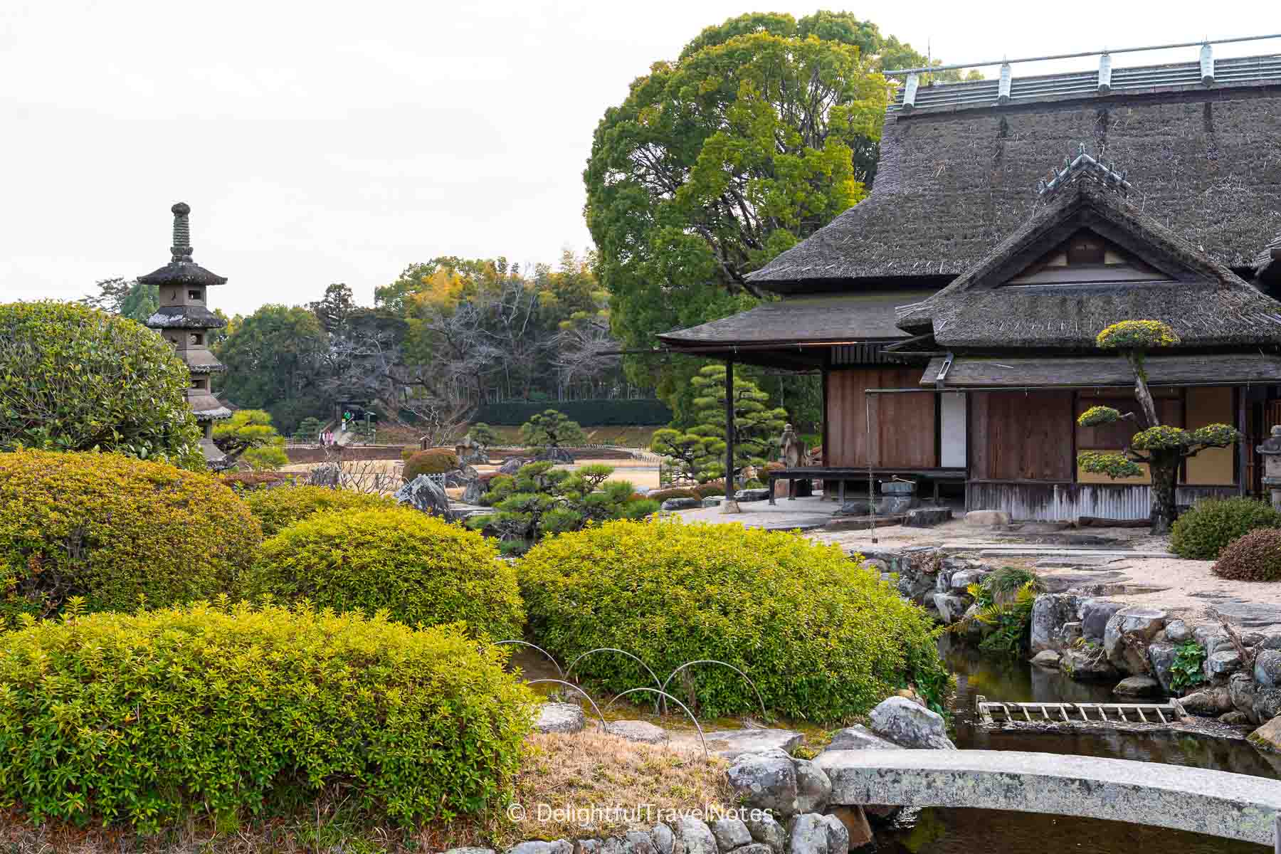 A building in Korakuen garden, Okayama.