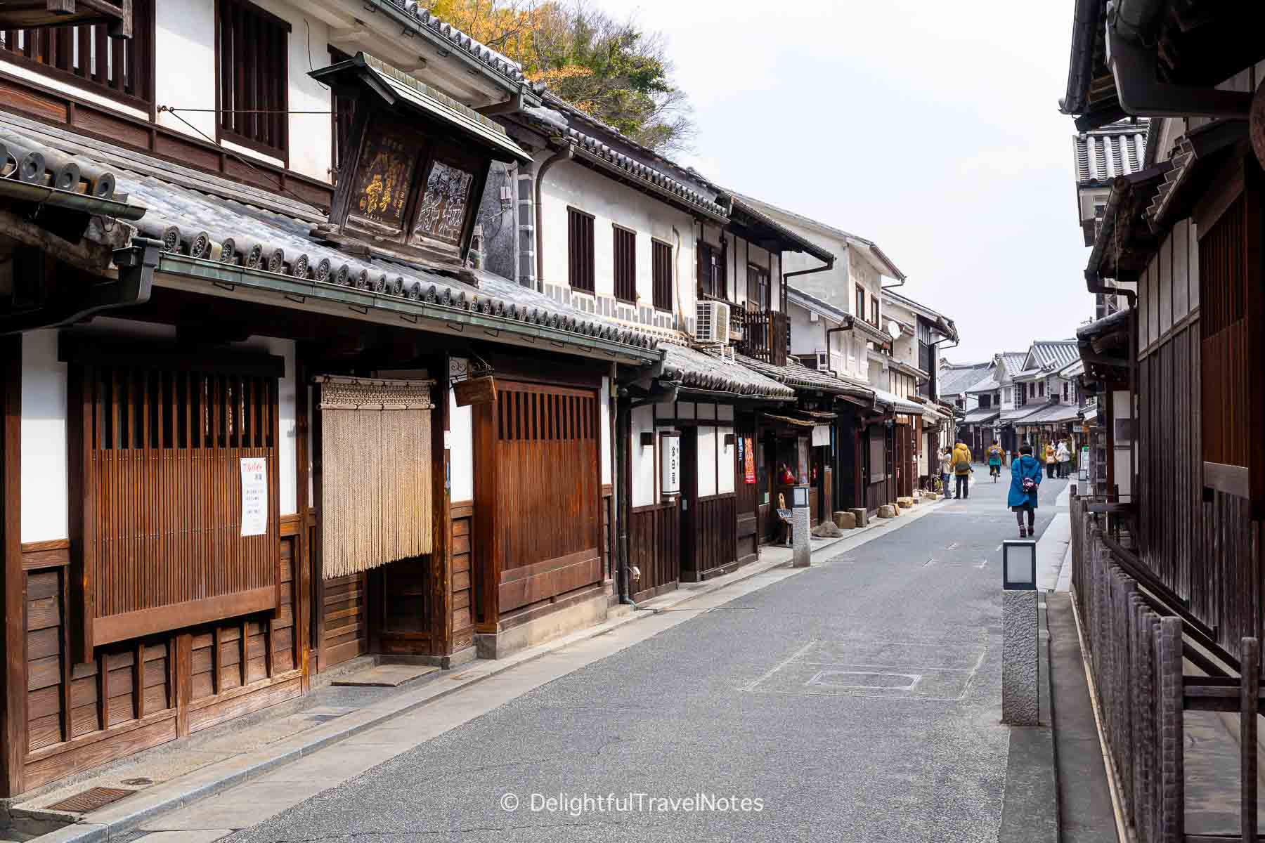 a street in Bikan Historical Quarter Kurashiki.